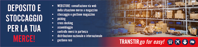 Deposito e stoccaggio per la tua merce